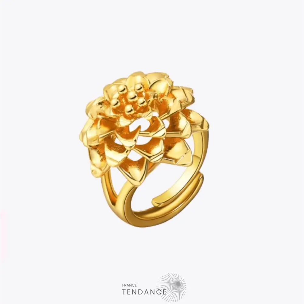Bague Fleur De Lotus | France-Tendance