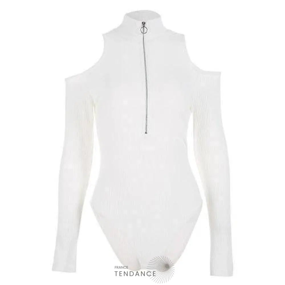 Body Col Roulé Zippé™ | France-Tendance