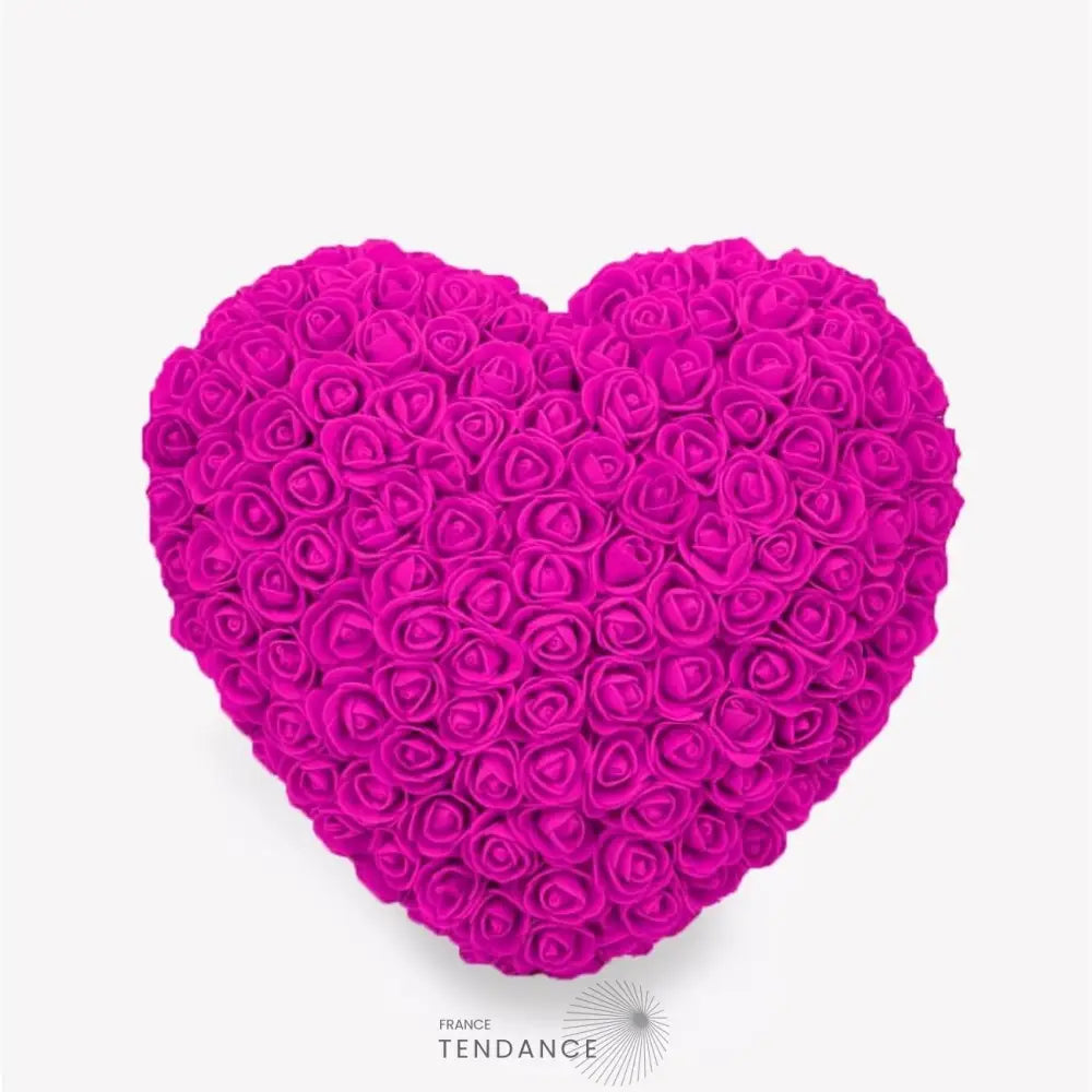 Coeur En Roses Fuchsia | France-Tendance