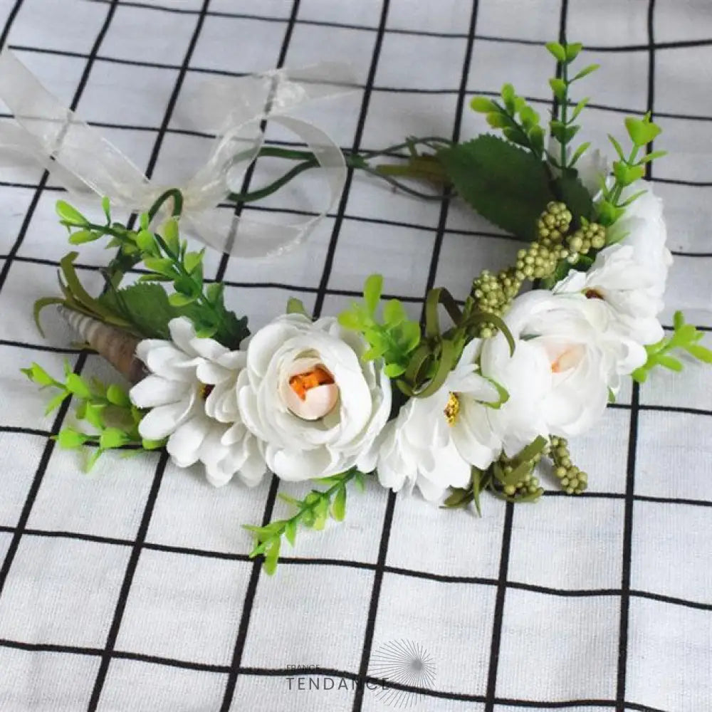 Couronne De Fleurs Tête | France-Tendance