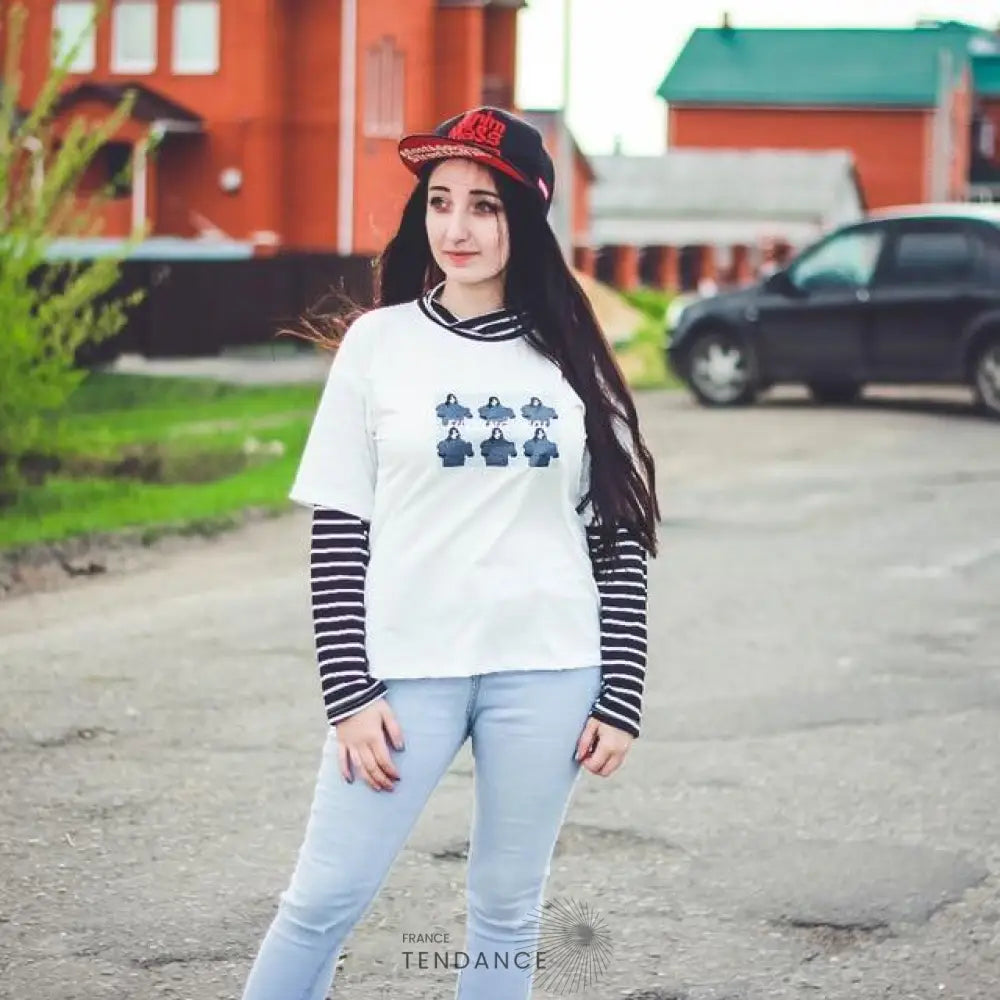 Haut Manches Longues F*cking Cool | France-Tendance