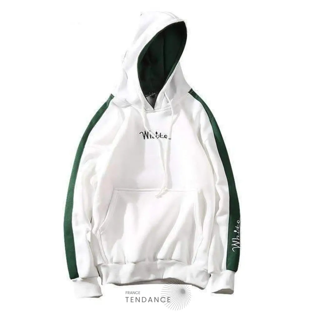 Hoodie White | France-Tendance