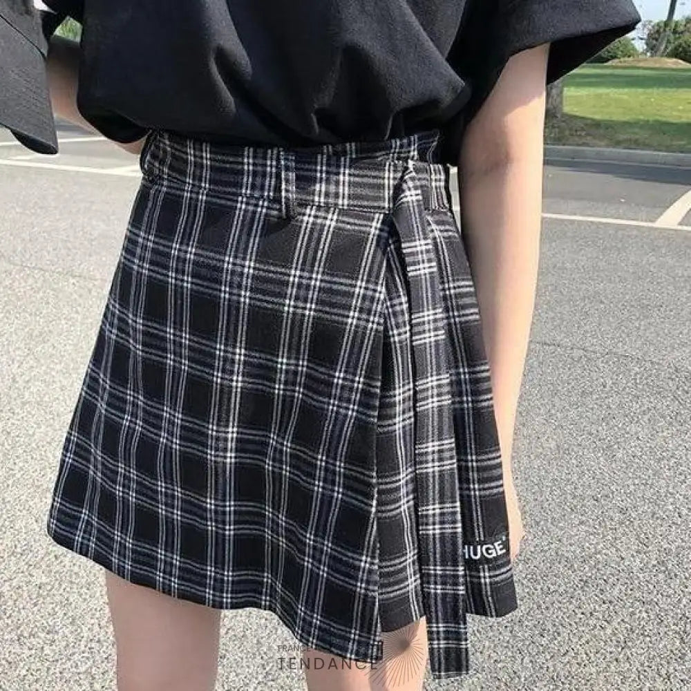 Jupe Short à Carreaux Vintage | France-Tendance