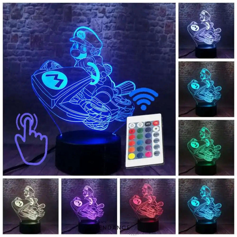 Lampe 3d Mario / Kart | France-Tendance