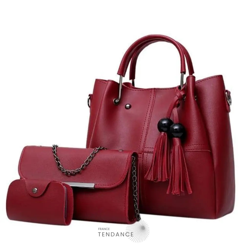 Lot De 3 Pièces Sac & Pochettes | France-Tendance