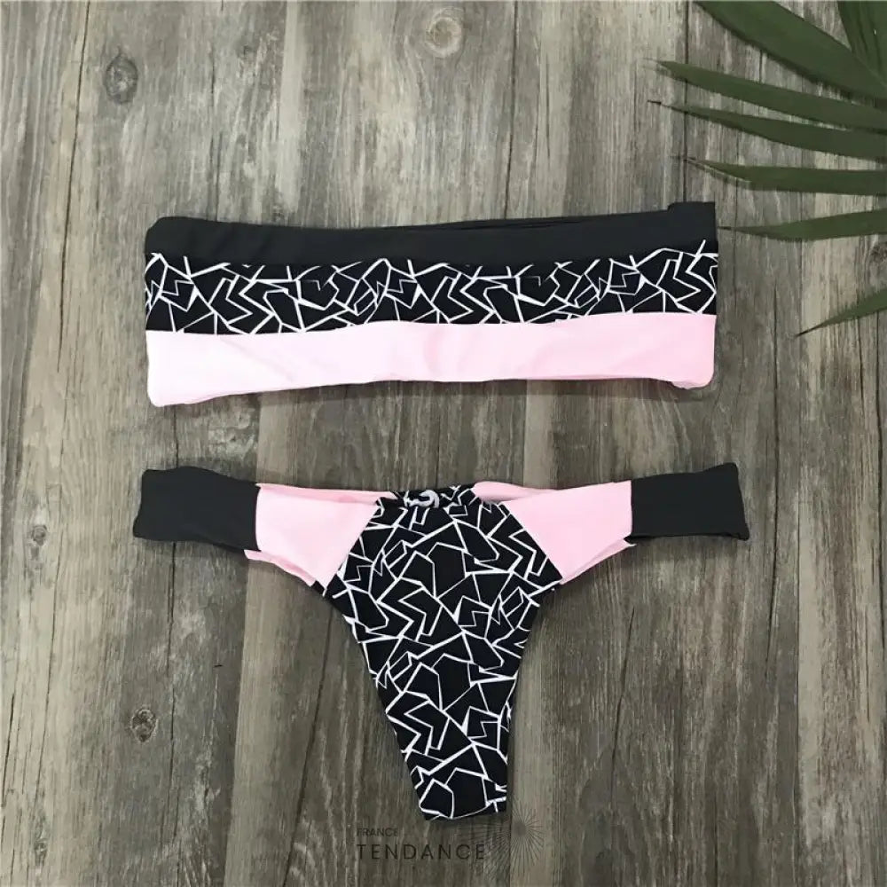 Maillot De Bain Imprimé Dos Stylé | France-Tendance