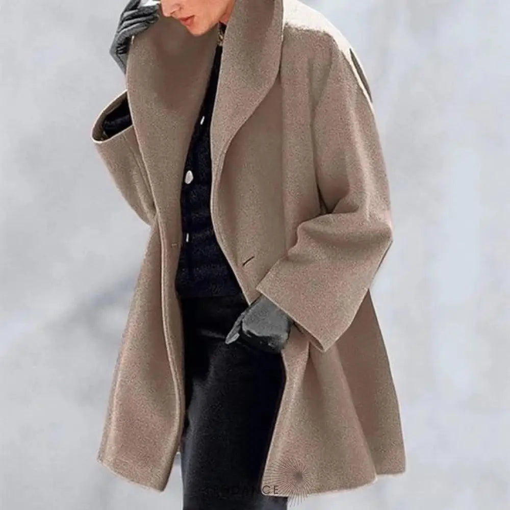 Manteau à Col Rabattu | France-Tendance