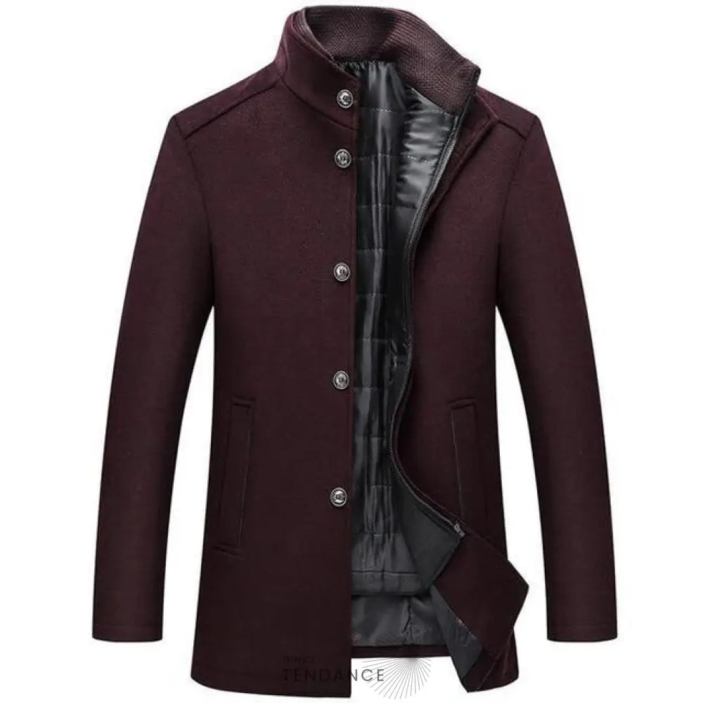 Manteau Coupe-vent En Laine | France-Tendance
