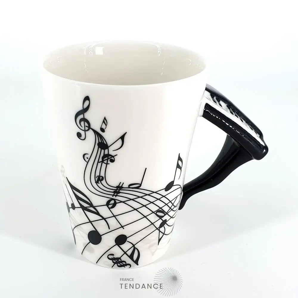 Mug Décoratif musique Noir Et Blanc | France-Tendance