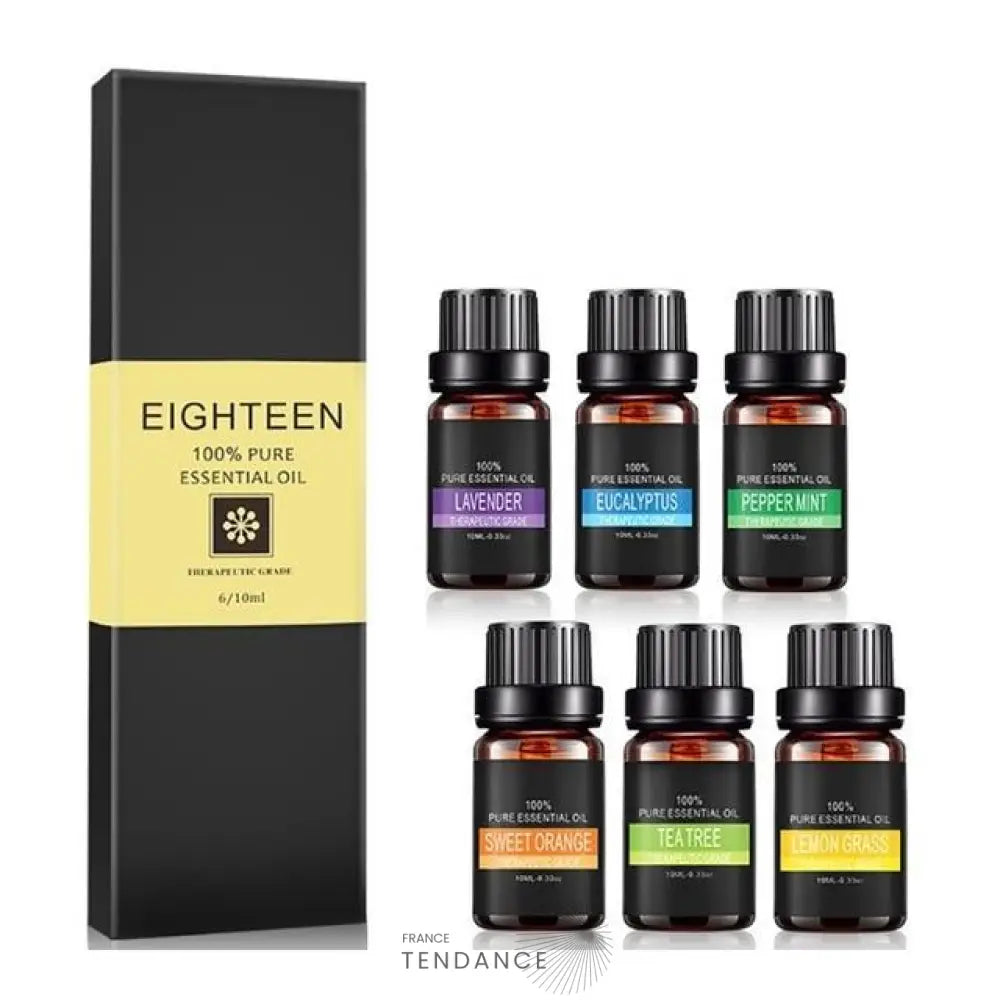 Pack De 6 Huiles Essentielles Eighteen | France-Tendance