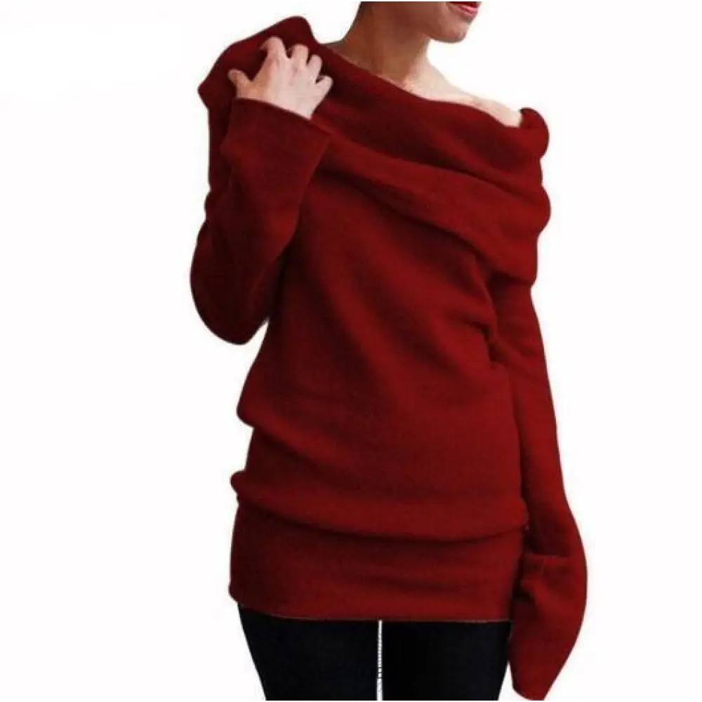 Pull Confortable Maxi Col | France-Tendance