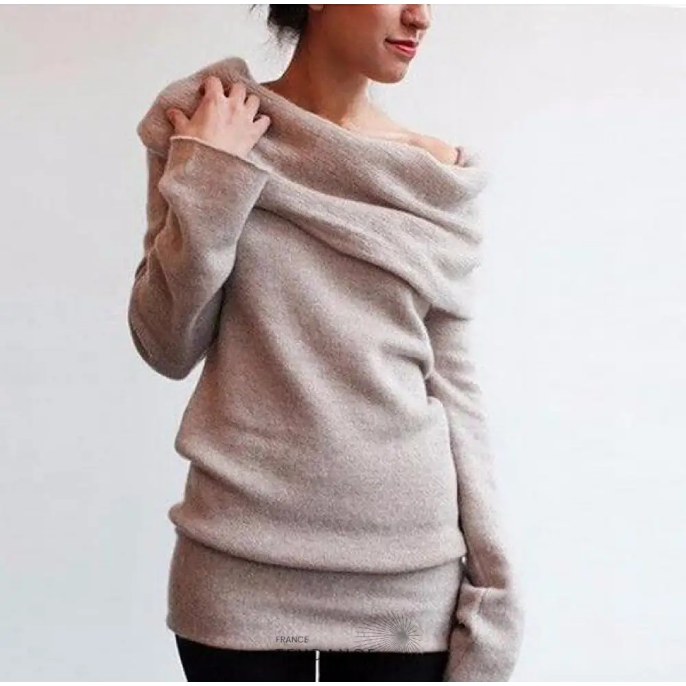 Pull Confortable Maxi Col | France-Tendance