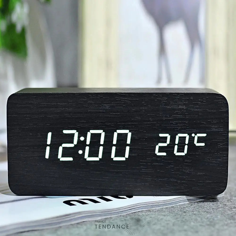 Réveil En Bois à Led | France-Tendance