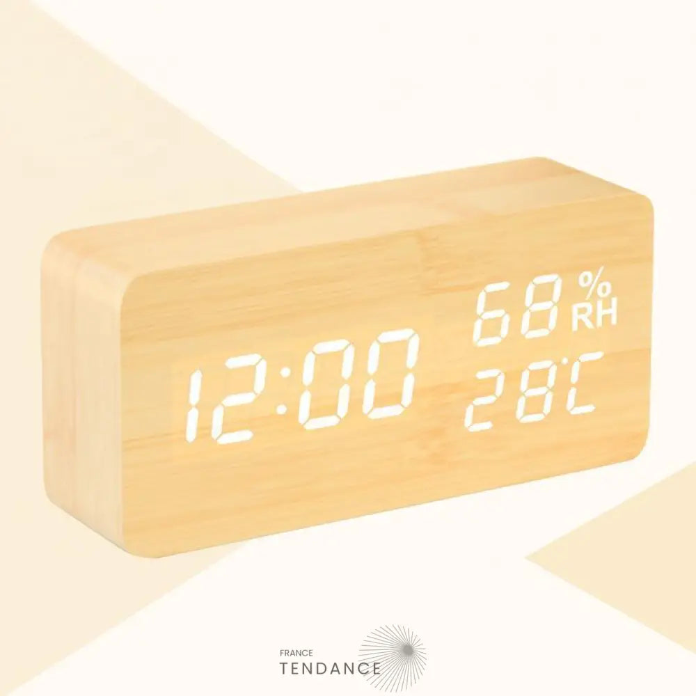Réveil Design & Tendance woody | France-Tendance