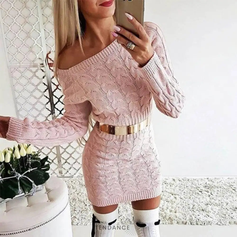 Robe Pull élégante | France-Tendance