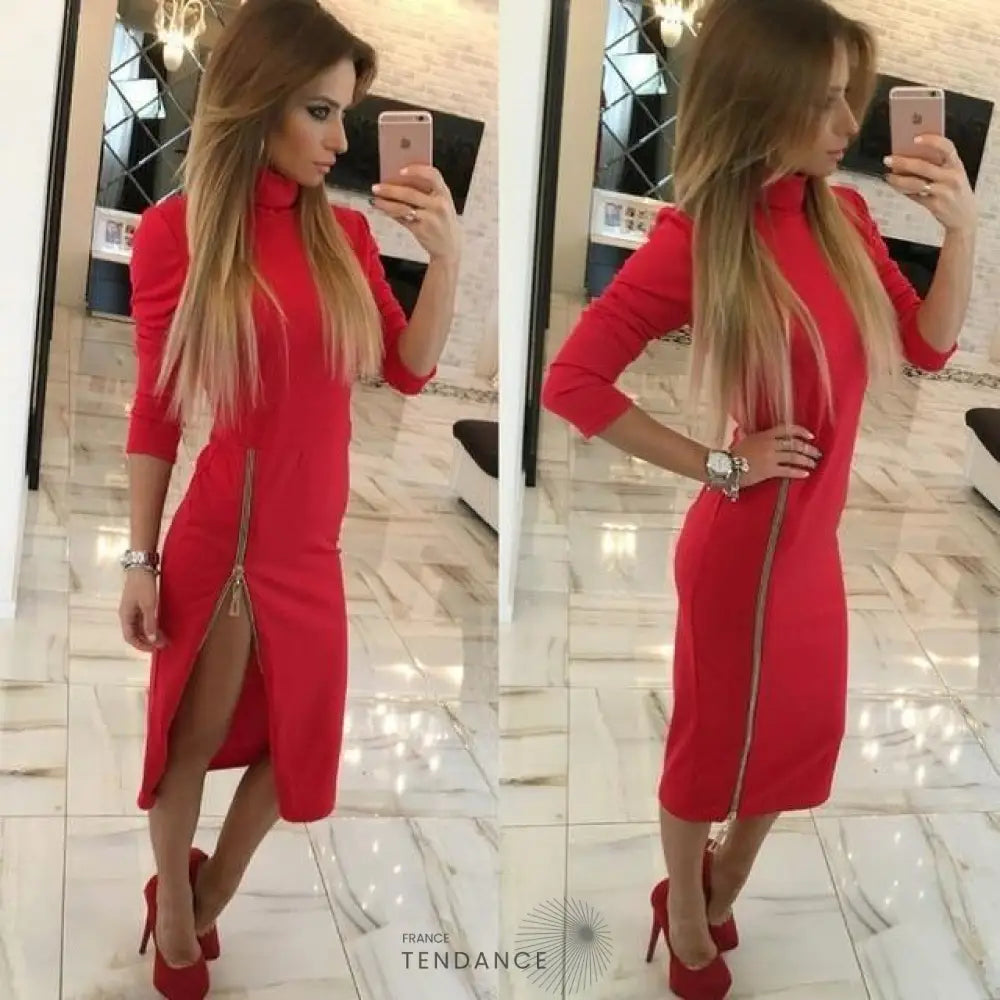Robe Zippée Sara | France-Tendance