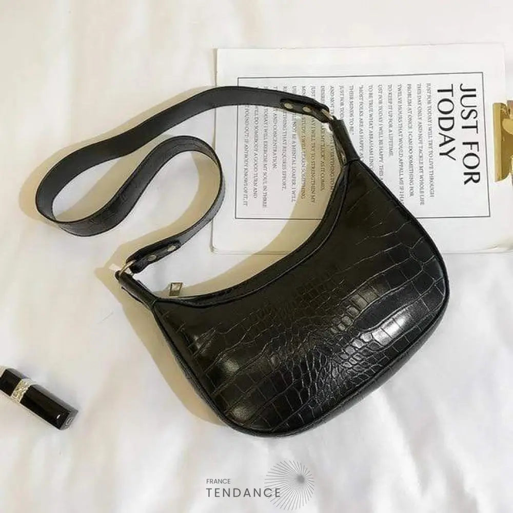 Sac Leather Croco | France-Tendance