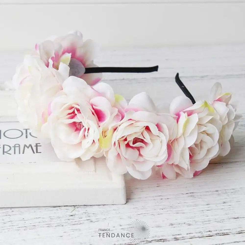Couronne De Fleurs Serre-tête Headband | France-Tendance
