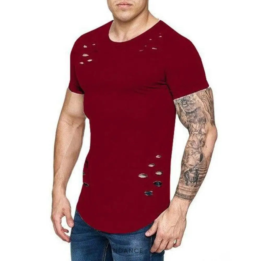 T-shirt à Trous Destroy | France-Tendance