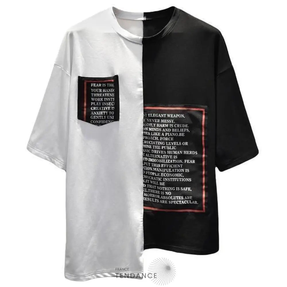 T-shirt Split B&w™ | France-Tendance