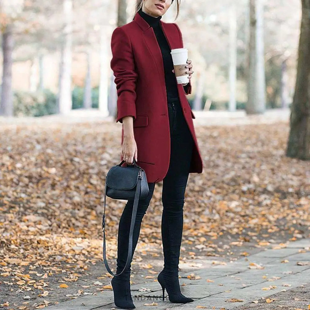 Veste Tiffany Col Mao | France-Tendance