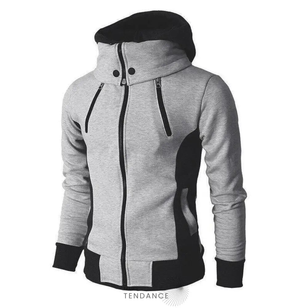 Veste Zippée à Col écharpe | France-Tendance