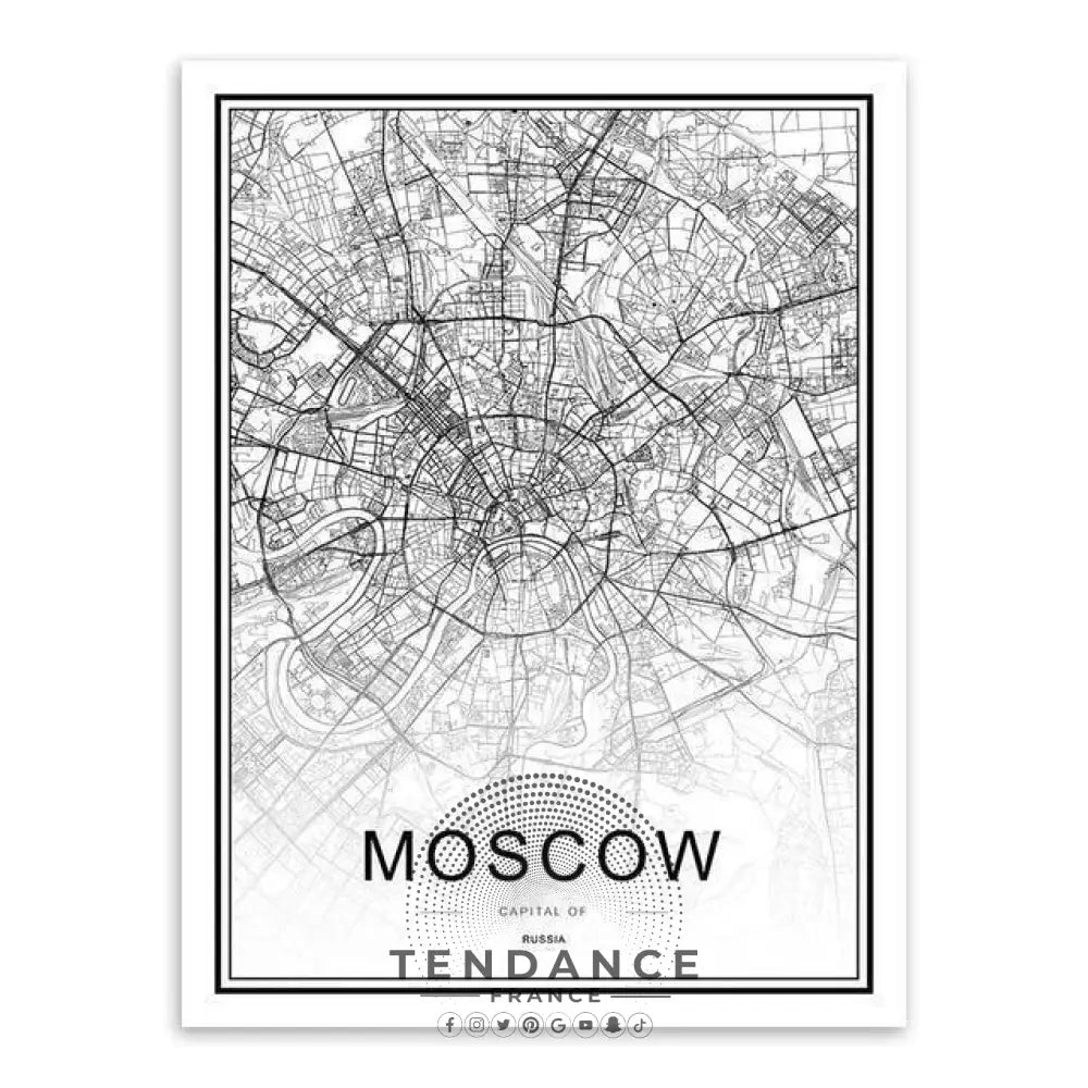 Affiche Holographique Moscou | France-Tendance