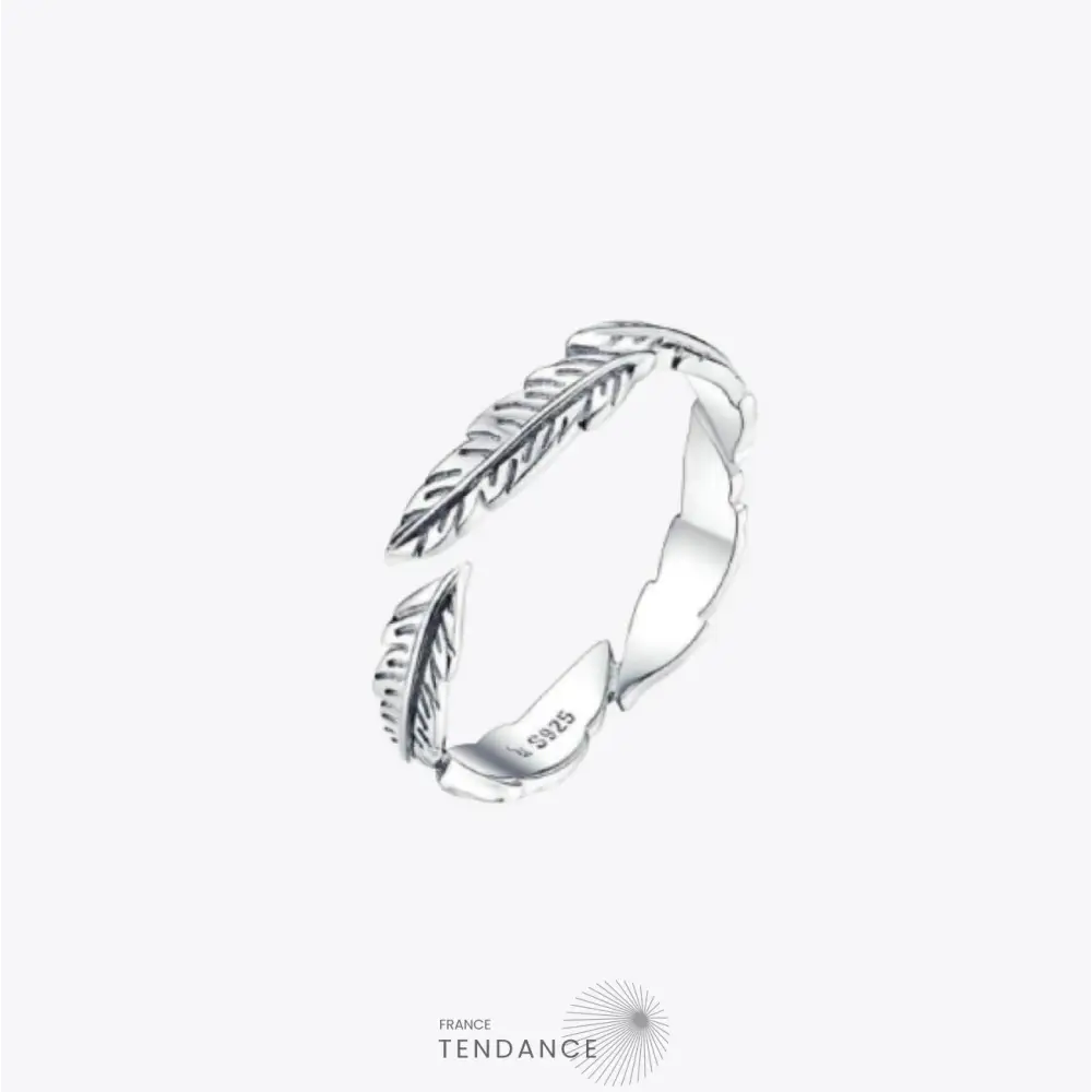 Bague Feuille Argent | France-Tendance