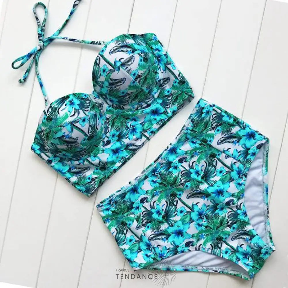 Bikini Sexy Imprimé Fleuri | France-Tendance