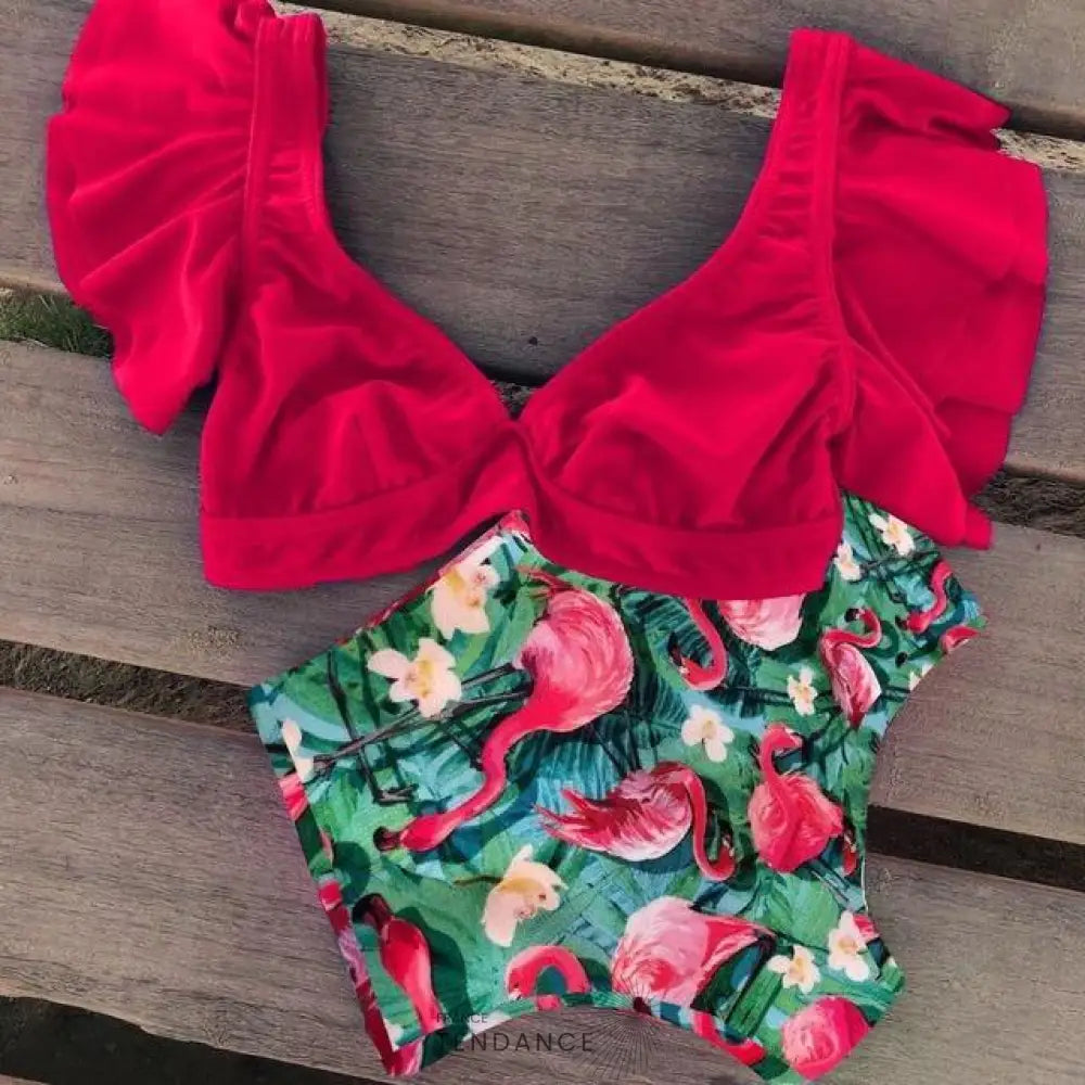 Bikini Floral Deux Pièces | France-Tendance