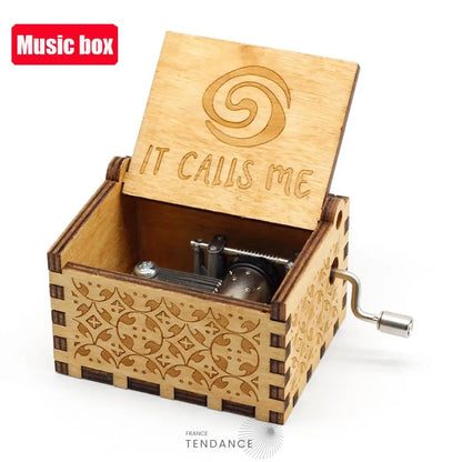Boîtes à Musique En Bois Naturel | Cinéma Mangas Jeux Vidéos