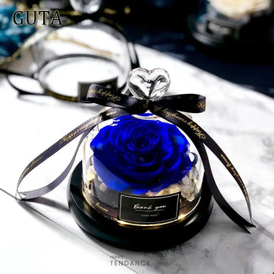 Bouton De Rose éternelle Sous Verre - Best Seller |