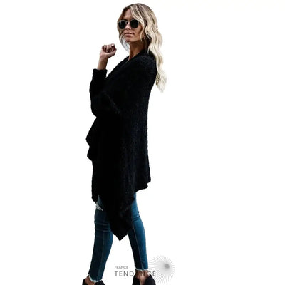 Cardigan Long à Capuche | France-Tendance