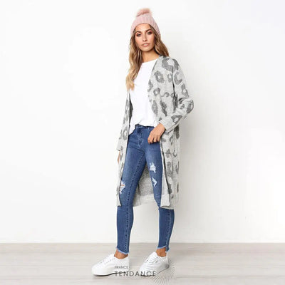 Cardigan Léopard | France-Tendance