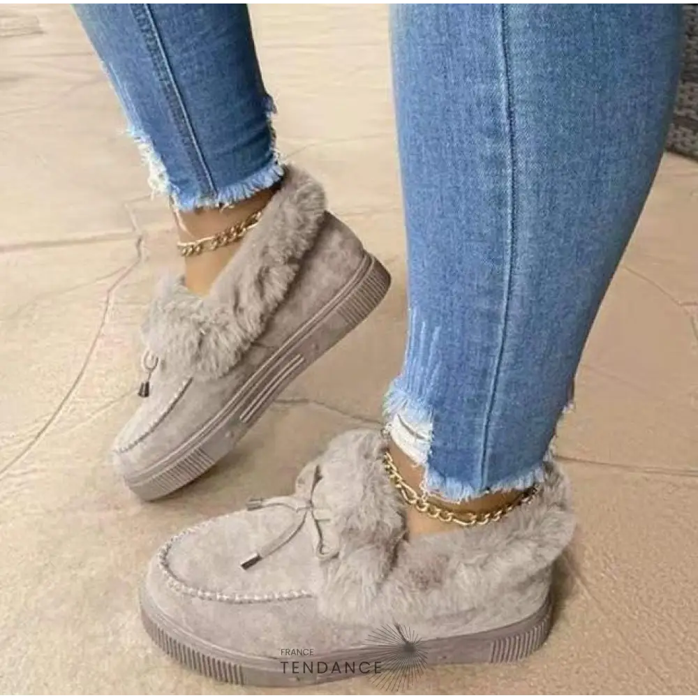 Chaussures Casual à Fourrure | France-Tendance