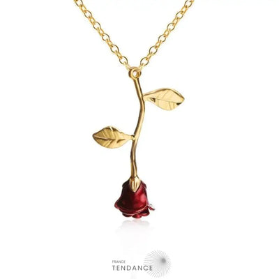 Collier Rose éternelle | France-Tendance