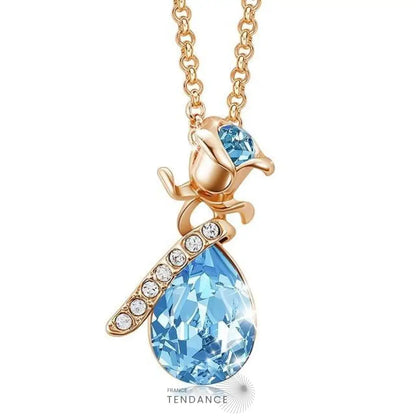 Collier Avec Rose éternelle | France-Tendance