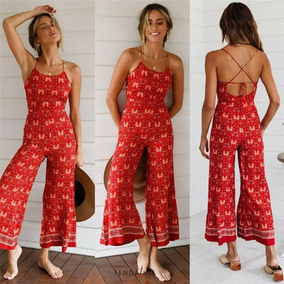 Combinaison Bohème Fleurie | France-Tendance