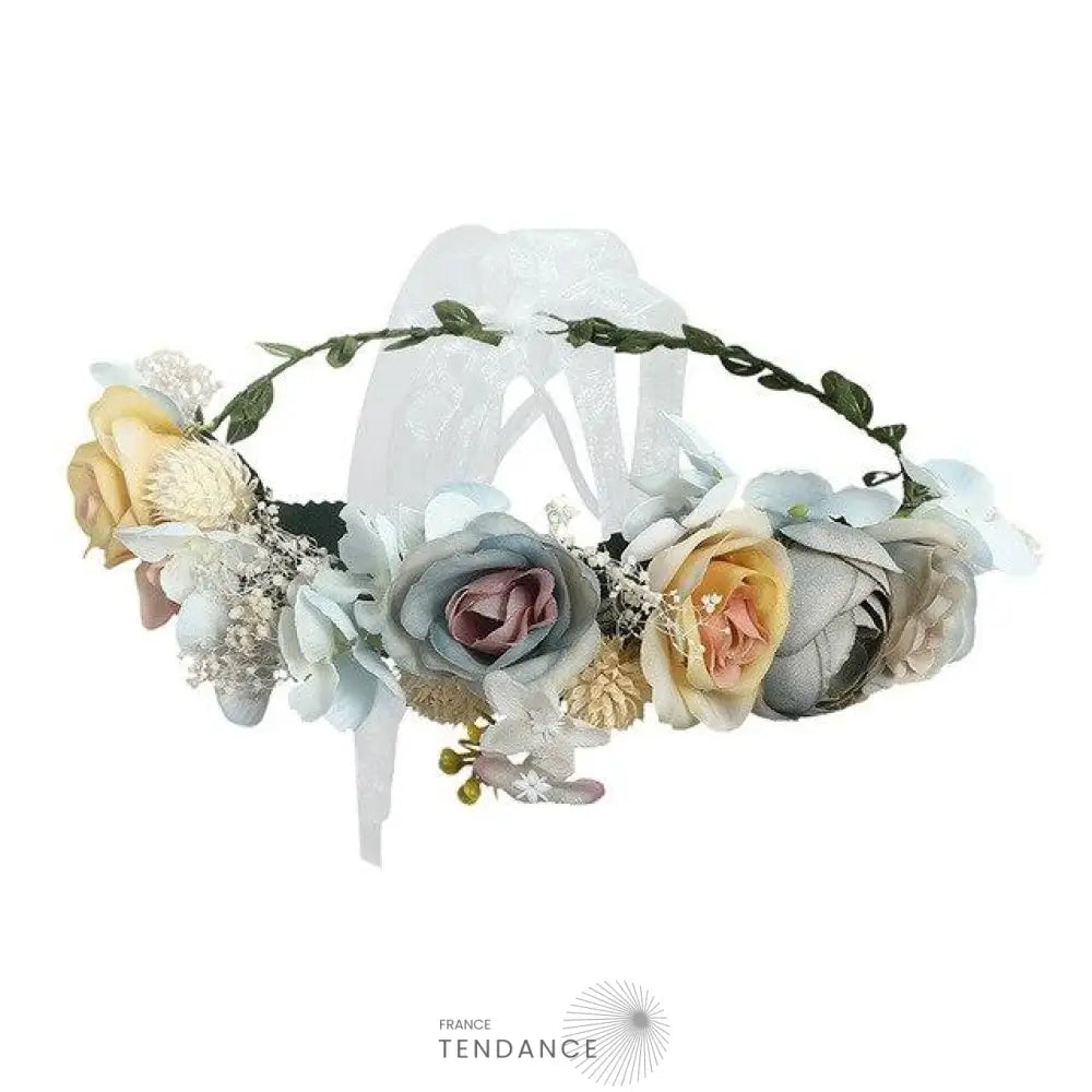 Couronne De Fleurs Séchée | France-Tendance