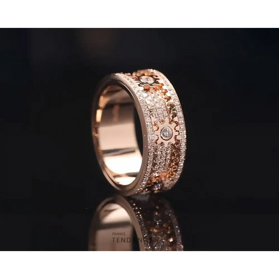 Eternity | Bague Rouages Du Temps Couleur Or Rose (Edition Limitée 100 Exemplaires)