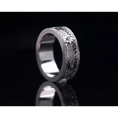 Eternity | Bague Rouages Du Temps Couleur Argent (Edition Limitée 100 Exemplaires)