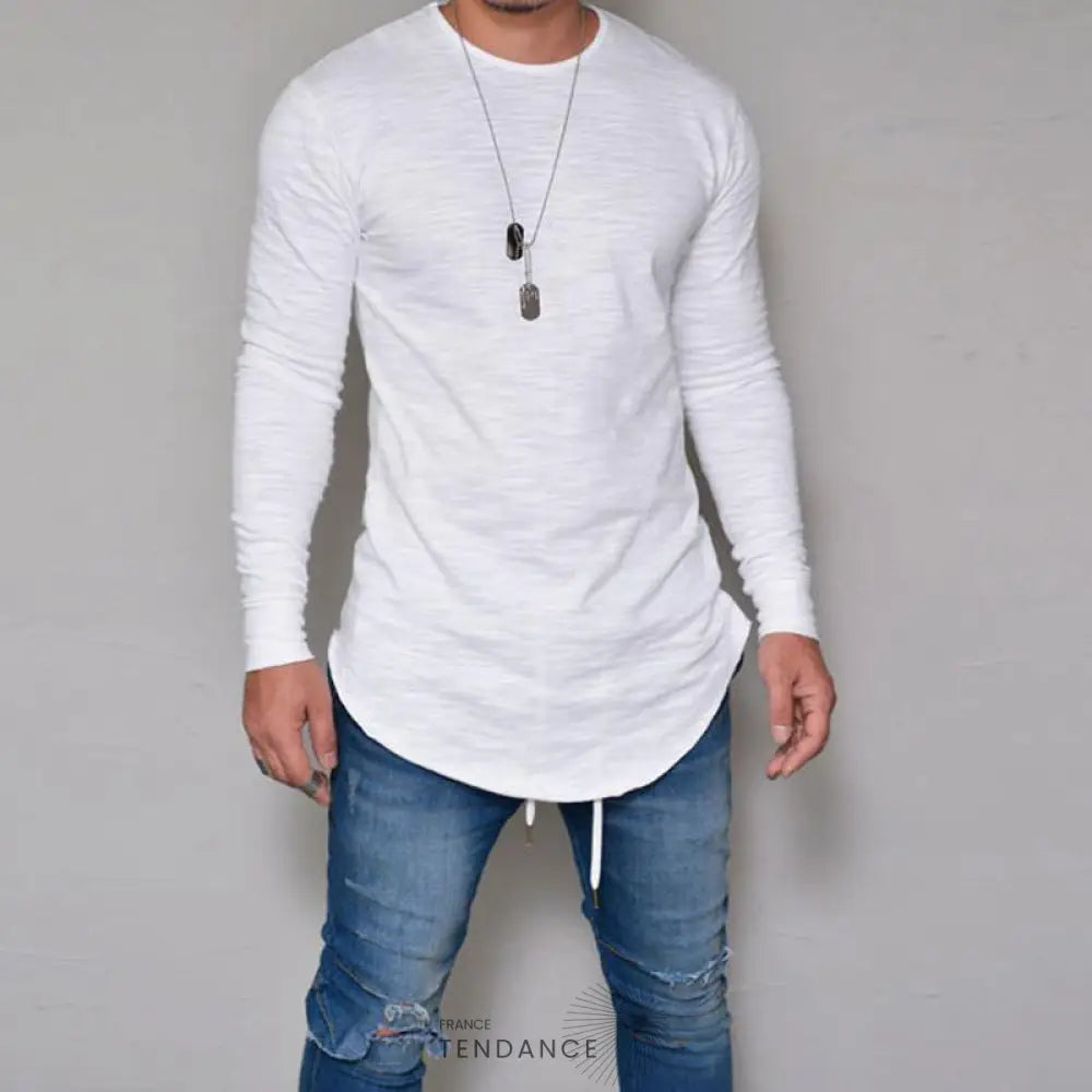 Haut Oversized Col Rond | France-Tendance