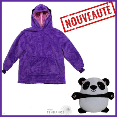 Kidoo™ | Peluche Maxiplaid 2en1 | France-Tendance