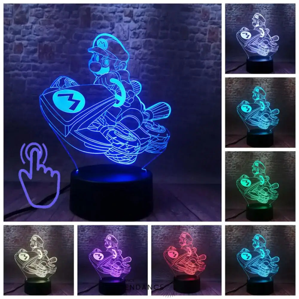 Lampe 3d Mario / Kart | France-Tendance