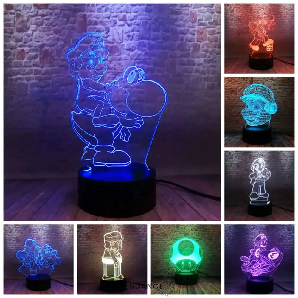 Lampe 3d Mario / Kart | France-Tendance