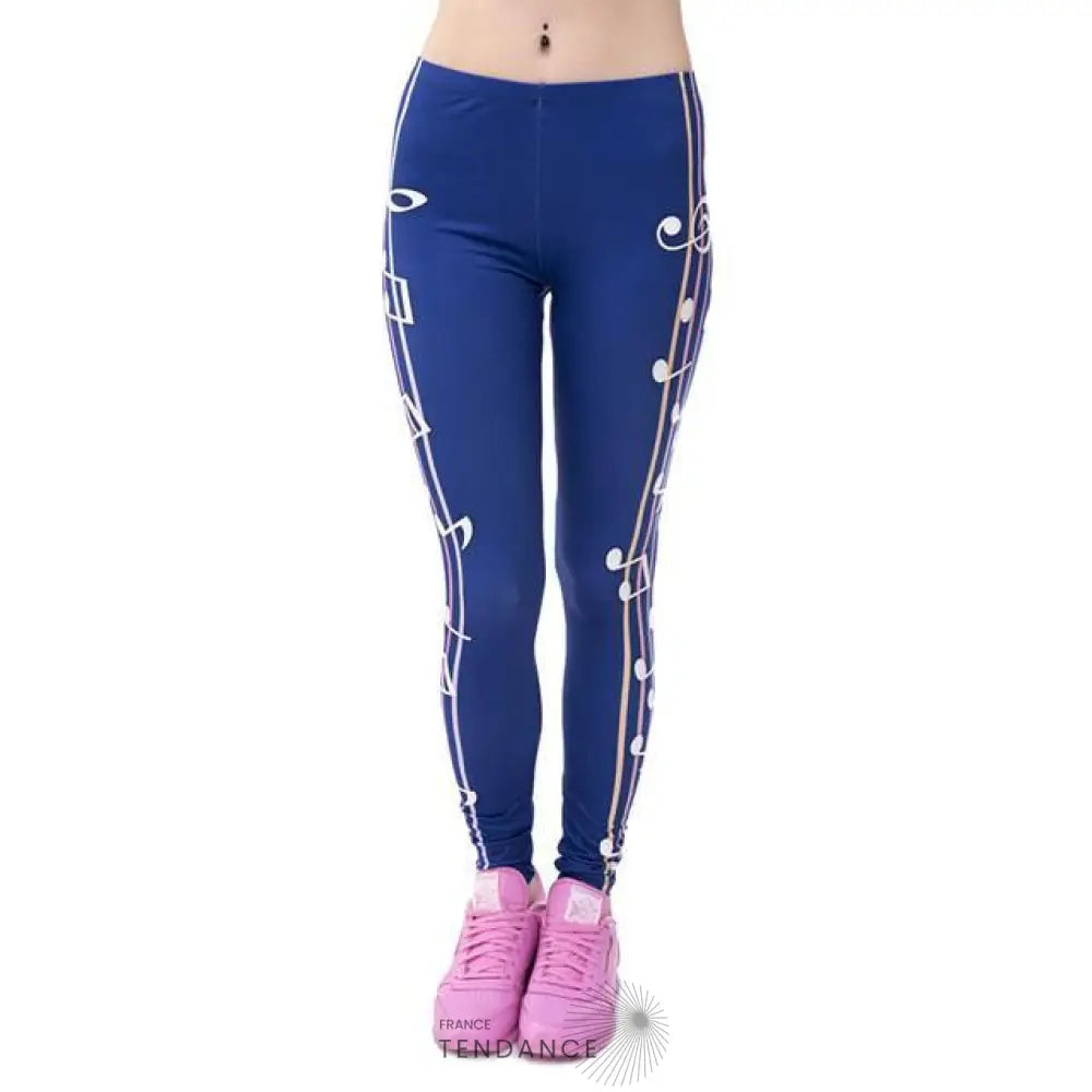 Legging Taille Haute à Motifs | France-Tendance