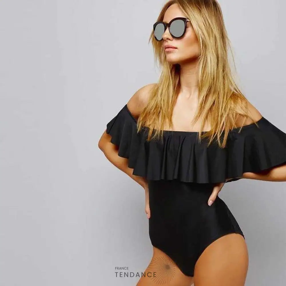 Maillot De Bain Une Pièce à Volants | France-Tendance