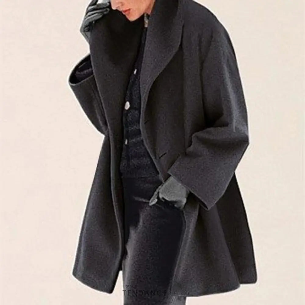 Manteau à Col Rabattu | France-Tendance