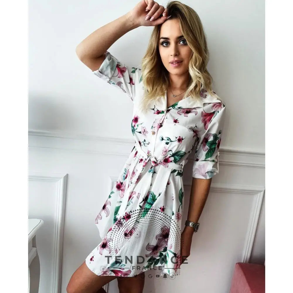 Mini Robe Chemise Boho | France-Tendance