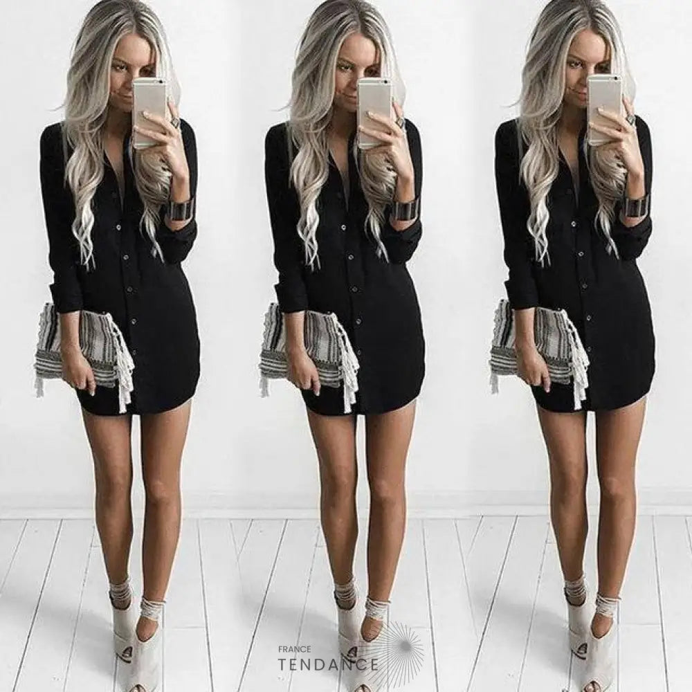 Mini Robe/chemise | France-Tendance